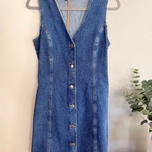 H&M Light Blue Denim Dress